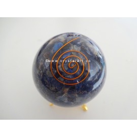 Sodalite Orgone Spheres