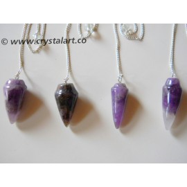 Amethyst Smooth Plane Drop Pendulum