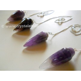 Amethyst Smooth Plane Drop Pendulum