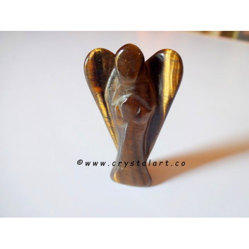 Tiger Eye 2 inch Carving Angel