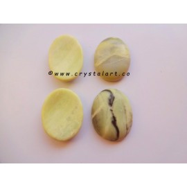 Green Serpentine Worry Stones