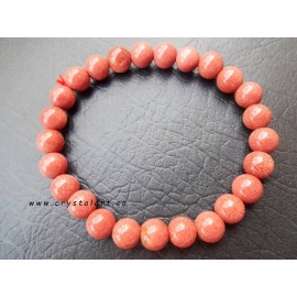 Orange Goldstone 10 mm Beads Bracelets