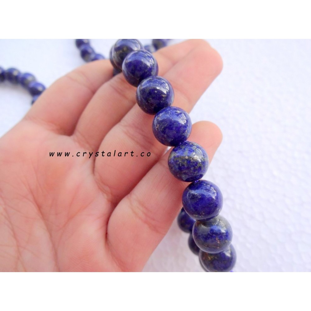 Lapis Lazuli 10 mm plane Beads Bracelets