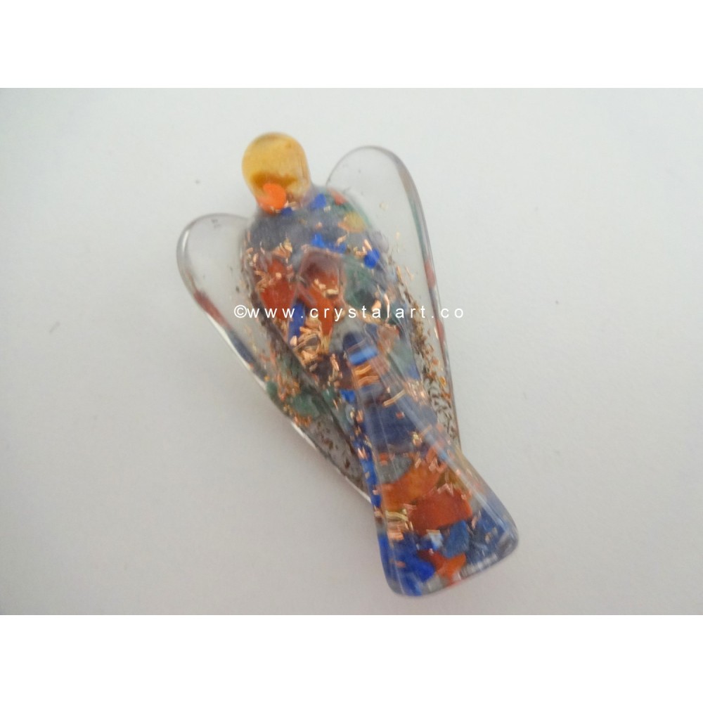 7 Chakra Orgone 2 Inch Angel