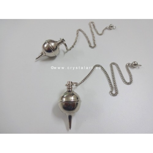 Silver Cone Shape Brass Metal Pendulum