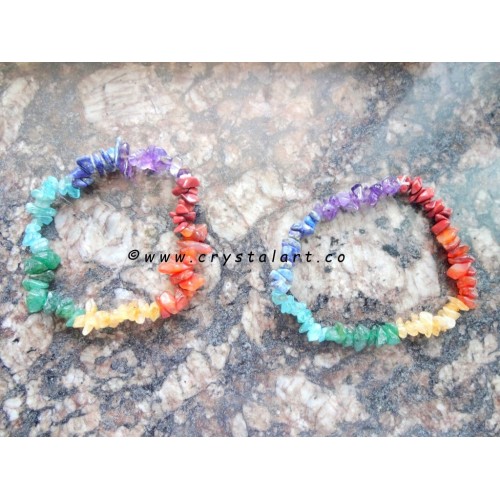 7 CHAKRA CHIPS BRACELETS