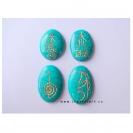 Turquoise Cabochon Reiki Set