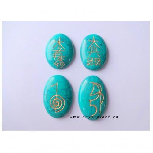 Turquoise Cabochon Reiki Set