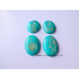 Turquoise Cabochon Reiki Set