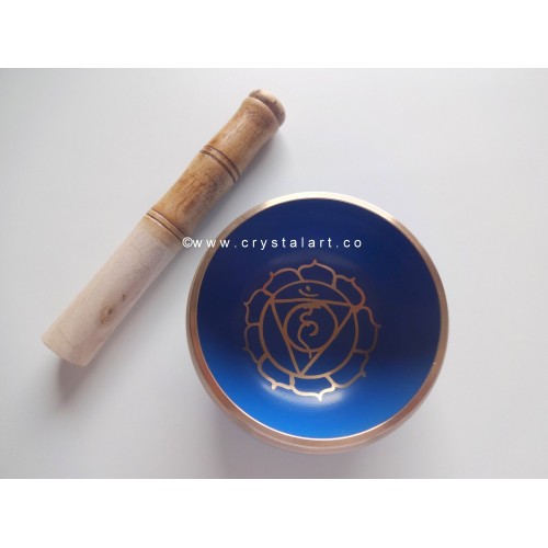 7 Chakra Sanskrit Vishuddha Symbol Tibetan Singing Bowl