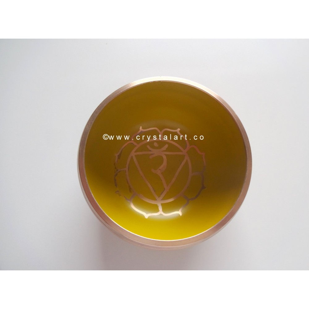 7 Chakra Sanskrit Manipura Symbol Tibetan Singing Bowl