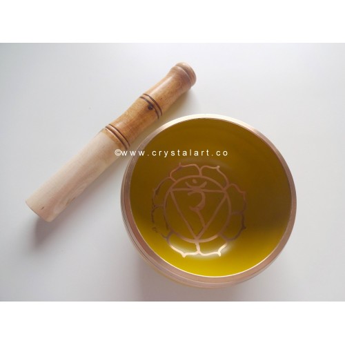 7 Chakra Sanskrit Manipura Symbol Tibetan Singing Bowl