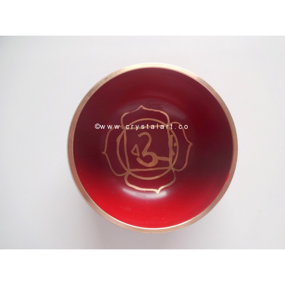 7 Chakra Sanskrit Muladhara Symbol Tibetan Singing Bowl