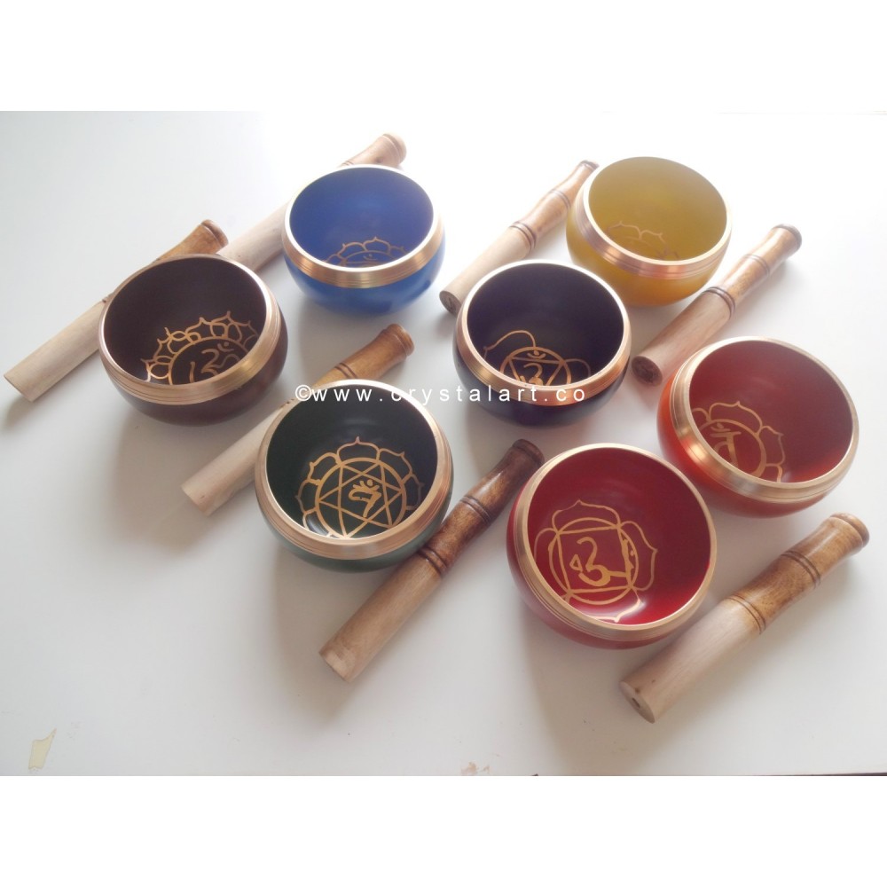 7 Chakra Tibetan Singing Bowl Set