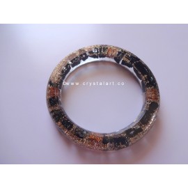 Black Tourmaline Orgonite Bangles