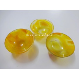 Yellow Banded Onyx Bowl