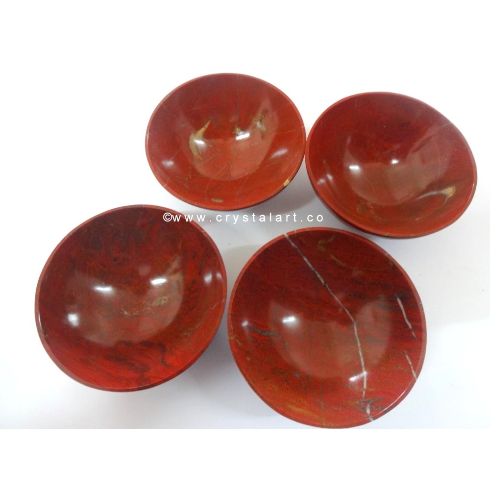 Red Jasper Agate 4 Inch Bowl