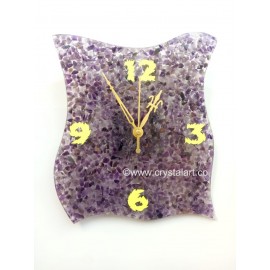 Amethyst Agate Square Orgone Watch