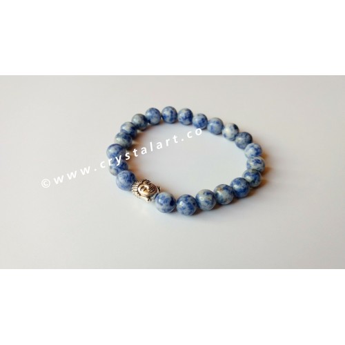 Sodalite Plane 8 MM Beads Buddha Bracelets