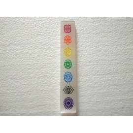 Selenite Chakra Symbol Scale