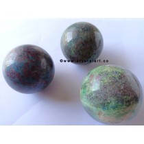 Ruby Fuchsite Spheres