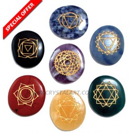 Chakra Engraved Round Set