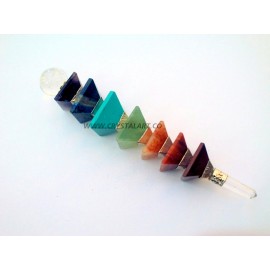 7 Pyramid Chakra Healing Stick