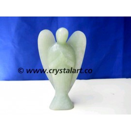 Green Aventurine Extra Large Carved Angel