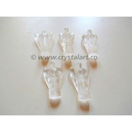 Crystal Quartz Carving 1 Inch Angel