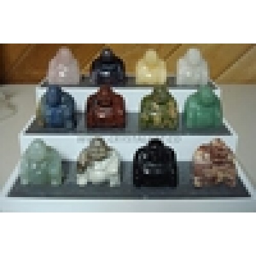 Gemstone Laughing Buddha