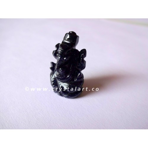 Blue Goldstone Carving Small Ganesha