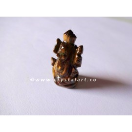 Tiger Eye Carving Ganesha