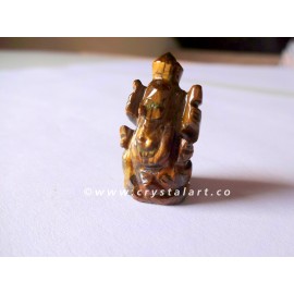 Tiger Eye Carving Ganesha