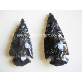 Black Obsidian Arrowheads