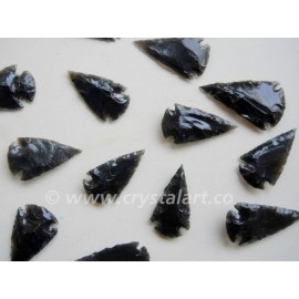 Black Obsidian Arrowheads