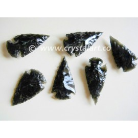 Black Obsidian Arrowheads