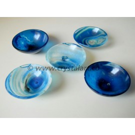 Blue Banded Onyx 3 Inch Bowl