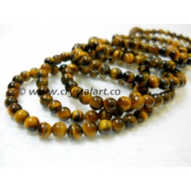 Tiger Eye 8 mm Beads Bracelets