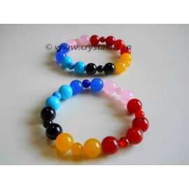 7 Chakra 2 Pieces Bracelets