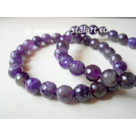 Amethyst Faceted Beads 8 mm Bracelets