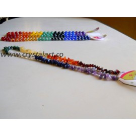 7 Chakra Chips Necklace