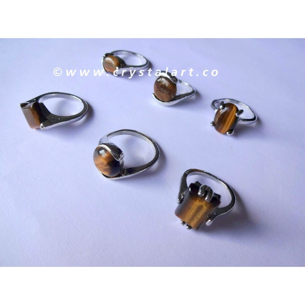 Tiger Eye Handmade Finger Rings