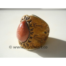 Goldstone Tibetan  Finger Ring