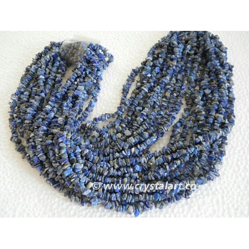 Lapis Lazuli Chips 36 Inches Strings