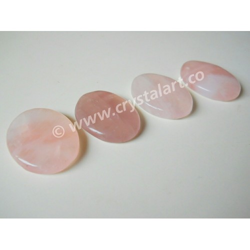 Rose Quartz Cabachone Stones