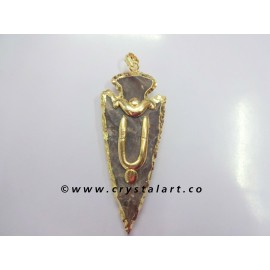 Big Size Electroplated Arrowhead Pendants