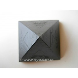 Black Obsidian 4 Elements Emboss Pyramid Wholesale