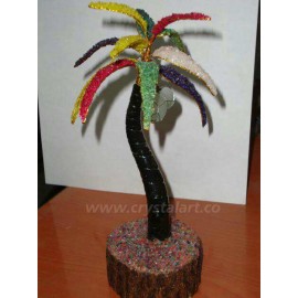 Multy Onyx Stone Decorated 5 Feet Gemstone Tree