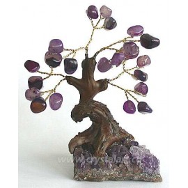 Amethyst Agate Tumbled Gemstone Tree