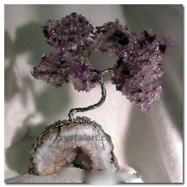 Amethyst Agate Geode Gemstone Tree